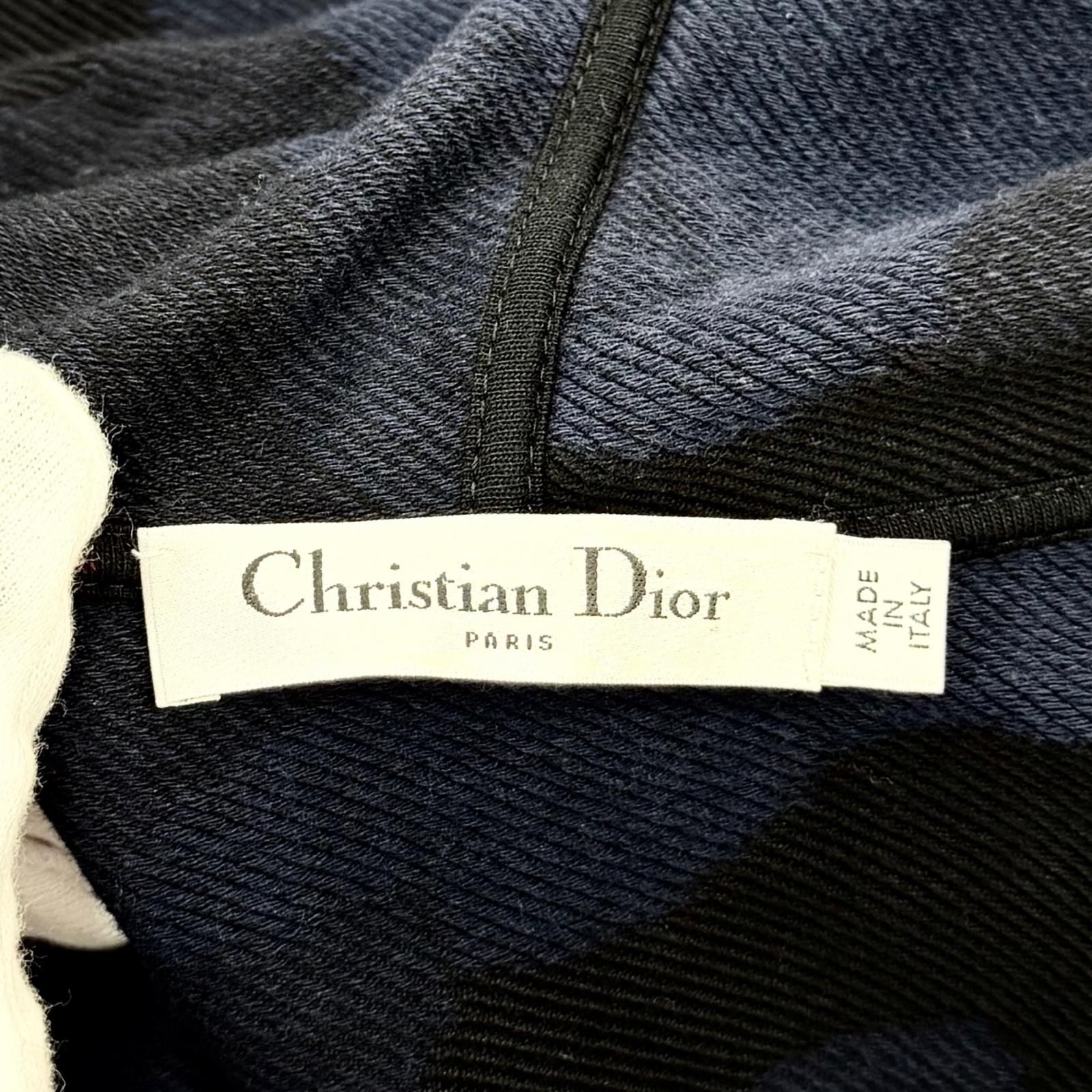 Dior Cotton Camouflage Hoodie Navy 44 — view 8