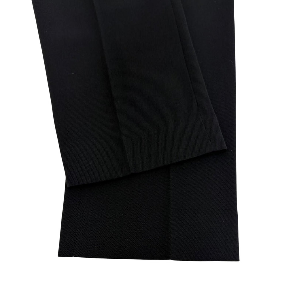 Hermes Vintage Wool Martin Margiela Era Logo Button Pleated Pants Black 38 — view 6