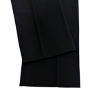 Hermes Vintage Wool Martin Margiela Era Logo Button Pleated Pants Black 38 — view 6