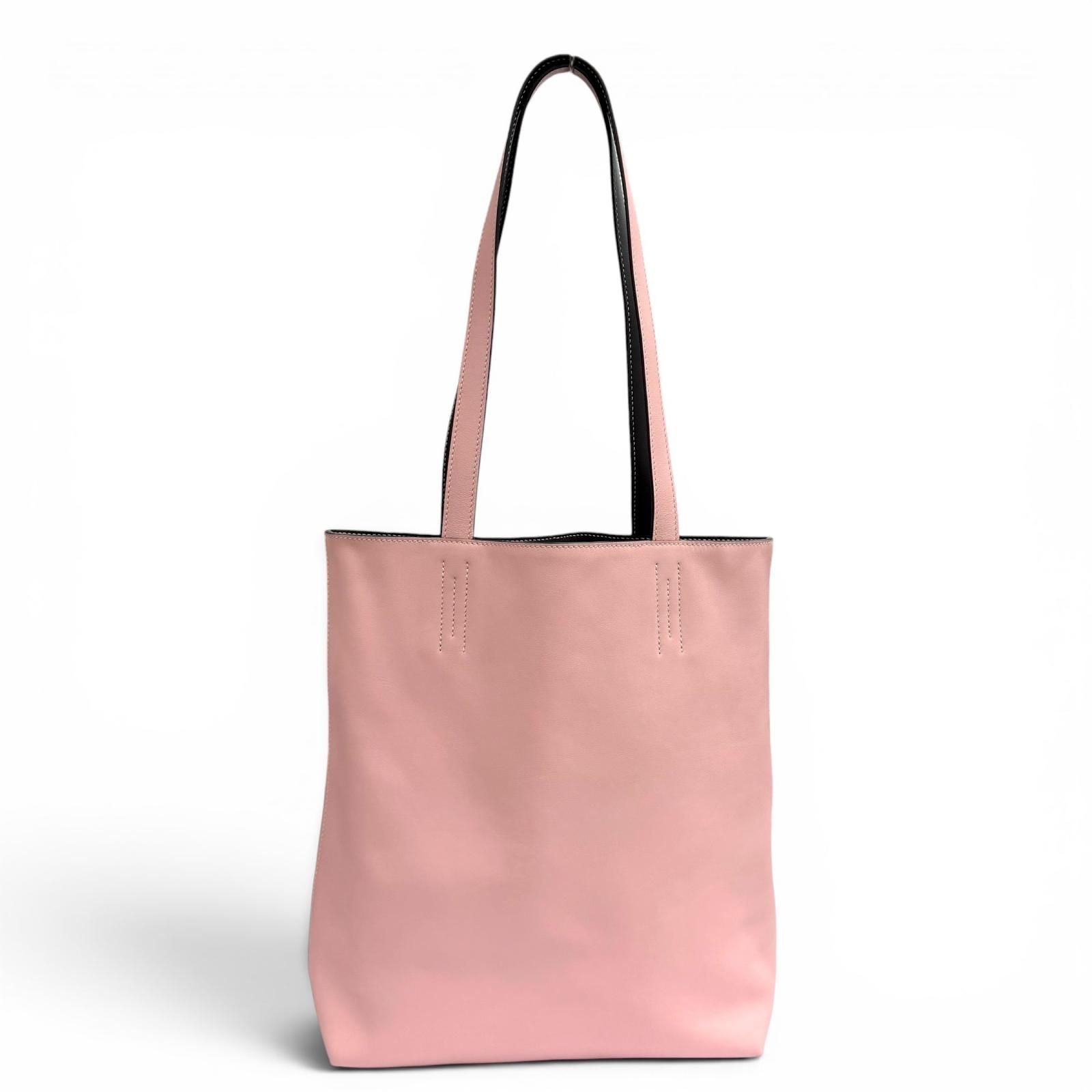 Hermes Neo Double Sens 35 Ebene Rose Sakura Swift Reversible Tote Bag