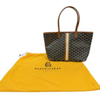 Goyard Artois PM Ma Cage Tote in Canvas Leather Brown — view 2