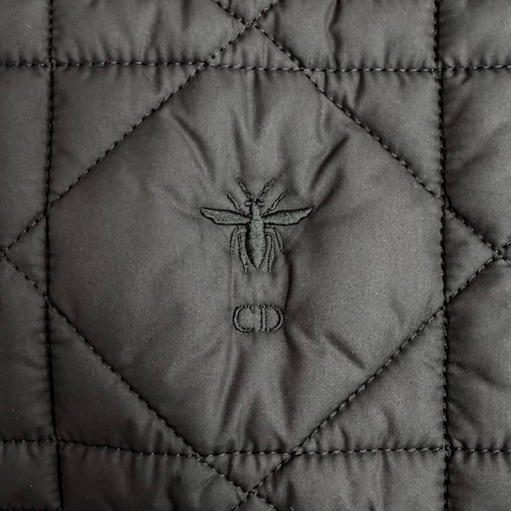 Dior Macro Cannage Quilted Jacket Black 38 — view 7