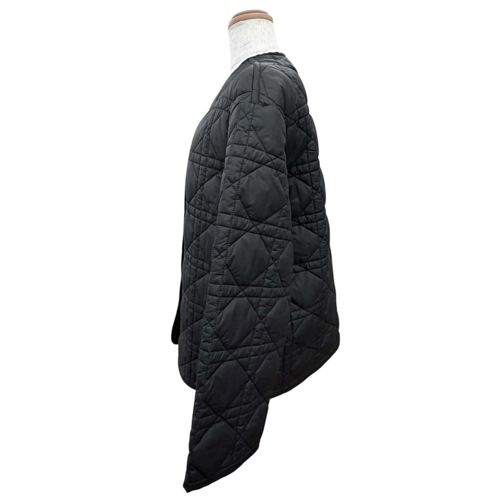Dior Macro Cannage Quilted Jacket Black 38 — view 3