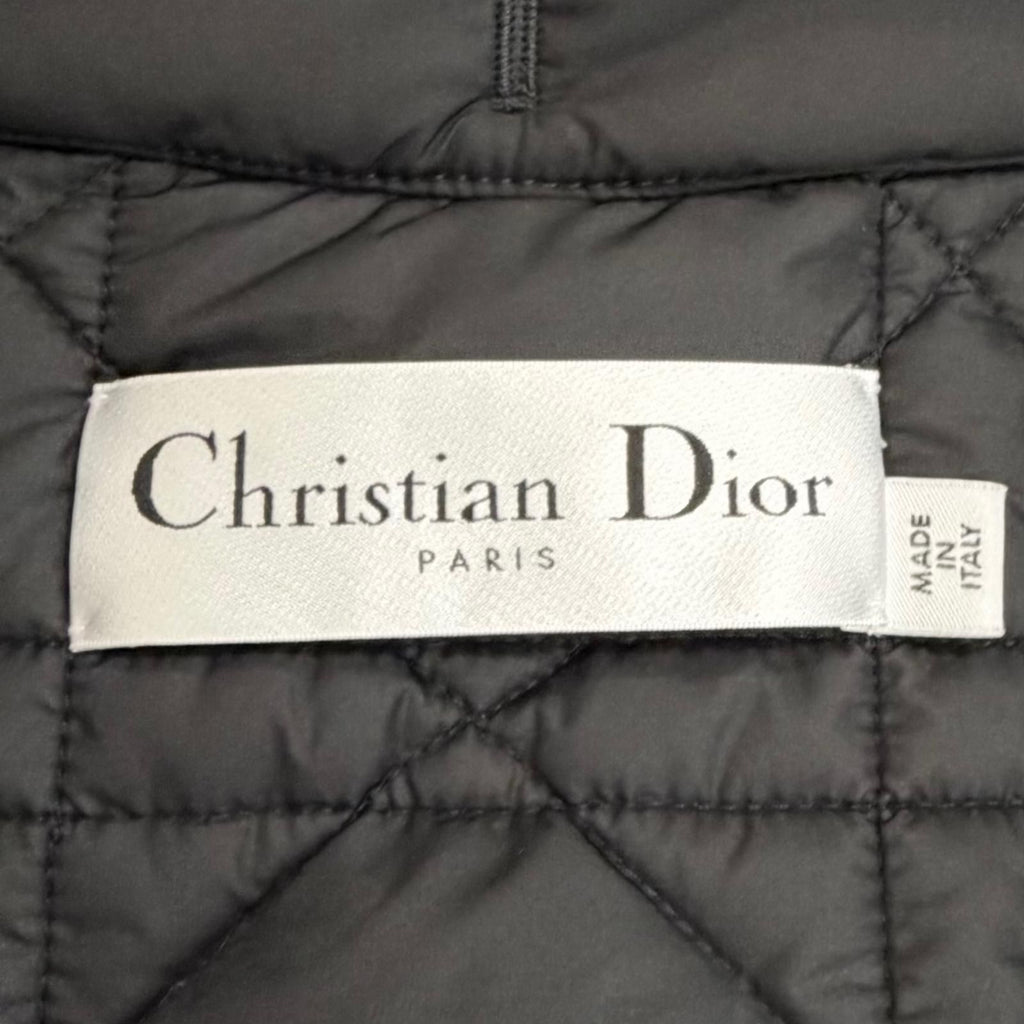 Dior Macro Cannage Quilted Jacket Black 38 — view 8