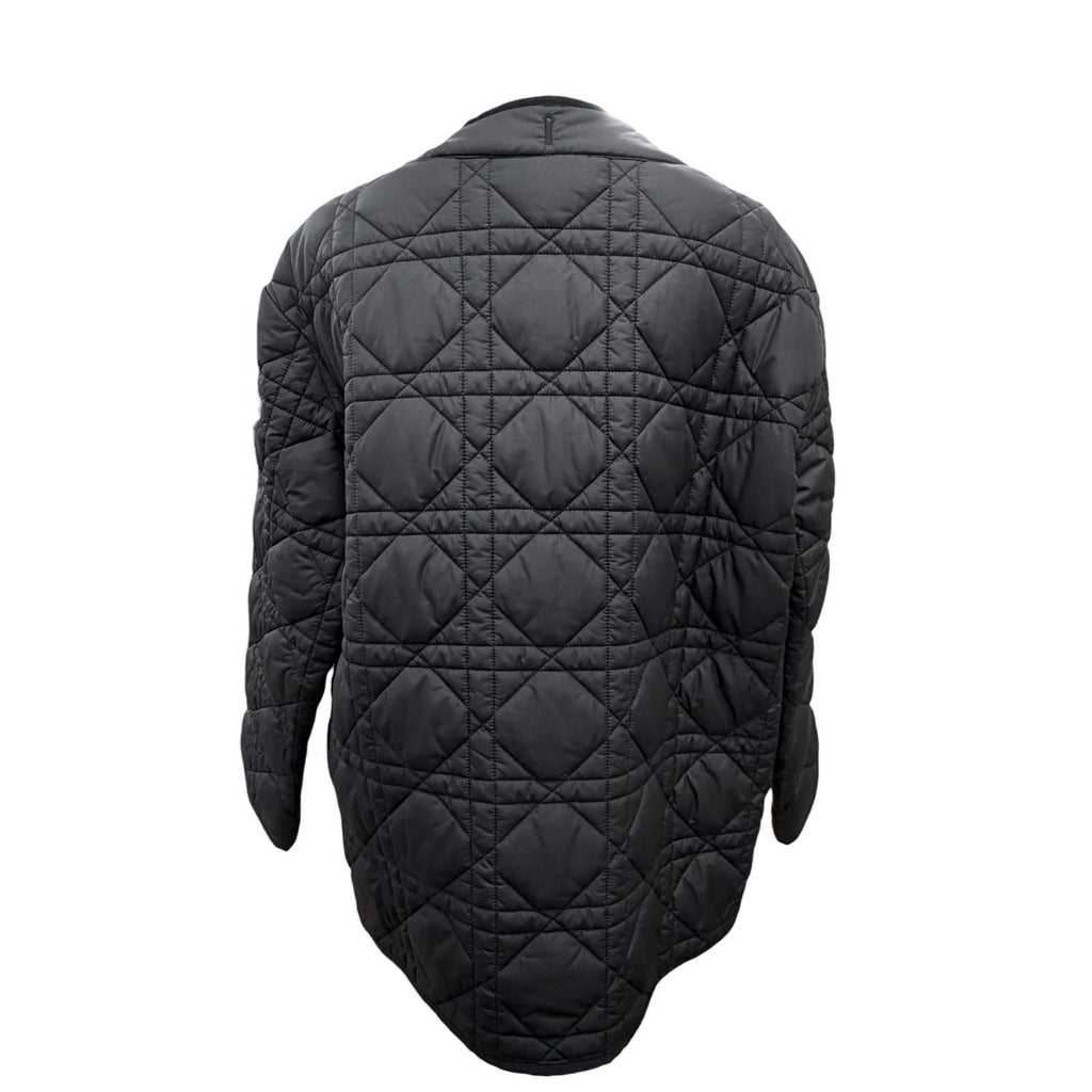 Dior Macro Cannage Quilted Jacket Black 38 — view 4