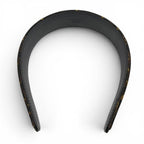 Louis Vuitton Headband LV Safari Monogram Leather Brown