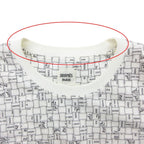 Hermes Short Sleeve T-Shirt Bolduc Check Top White — view 4