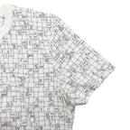 Hermes Short Sleeve T-Shirt Bolduc Check Top White — view 6