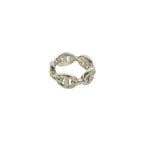 Hermes Chaine D'ancre Ring 925 Sterling Silver