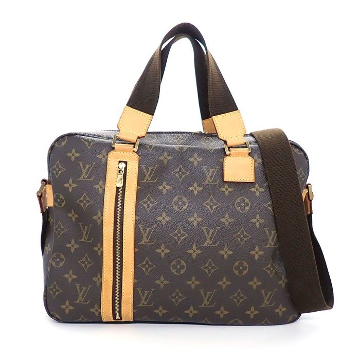 Louis Vuitton Shoulder Bag Sac Bosford Monogram Canvas Leather Gold