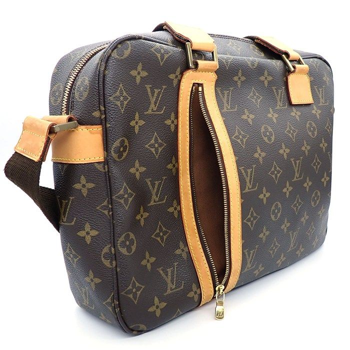 Louis Vuitton Shoulder Bag Sac Bosford Monogram Canvas Leather Gold