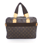 Louis Vuitton Shoulder Bag Sac Bosford Monogram Canvas Leather Gold