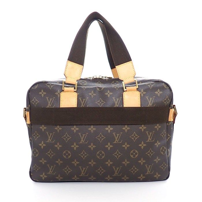Louis Vuitton Shoulder Bag Sac Bosford Monogram Canvas Leather Gold