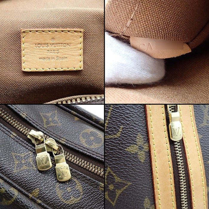 Louis Vuitton Shoulder Bag Sac Bosford Monogram Canvas Leather Gold
