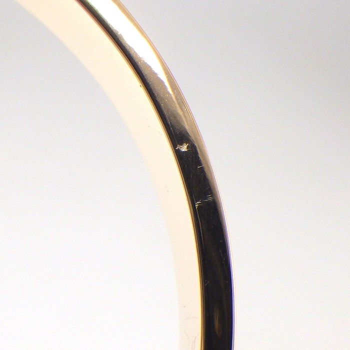 Hermes Bangle D'ancre PM XS 27 Points Diamond Total 18k Pink Gold Bracelet