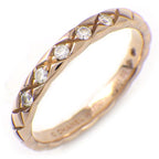 Chanel Ring Coco Crush Points Diamond