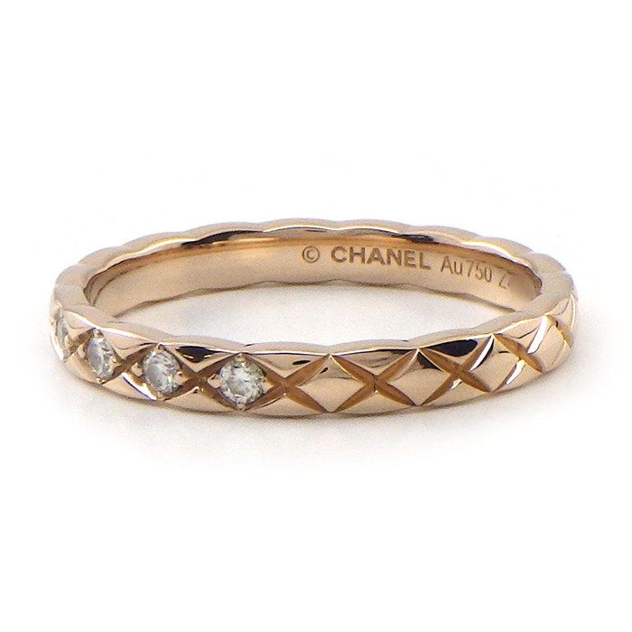 Chanel Ring Coco Crush Points Diamond