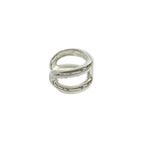 Hermes Osmose PM 925 Sterling Silver Ring