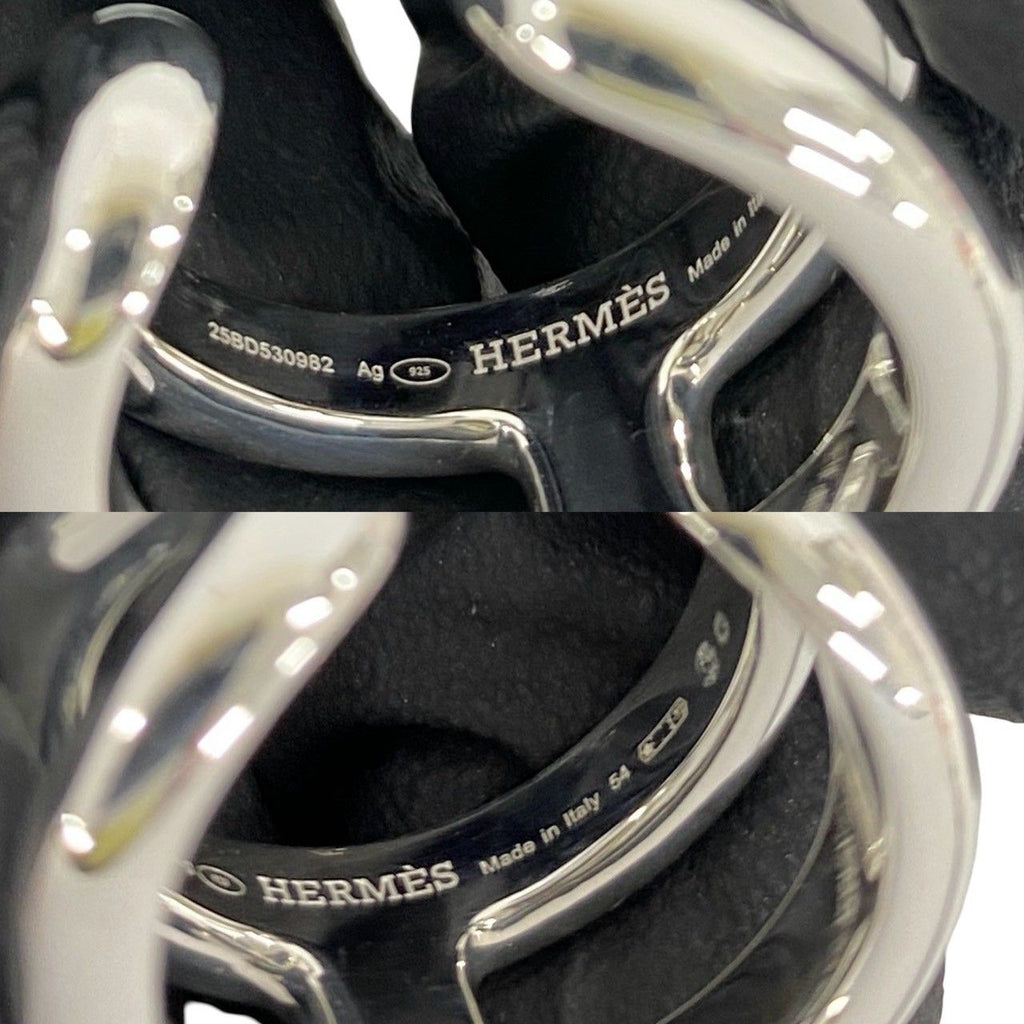 Hermes Osmose PM 925 Sterling Silver Ring