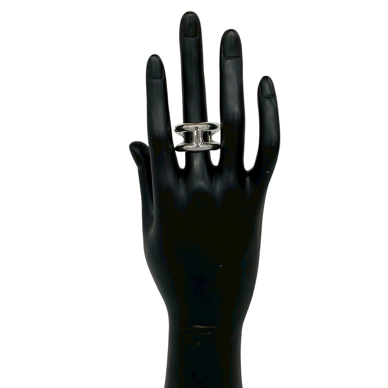 Hermes Osmose PM 925 Sterling Silver Ring