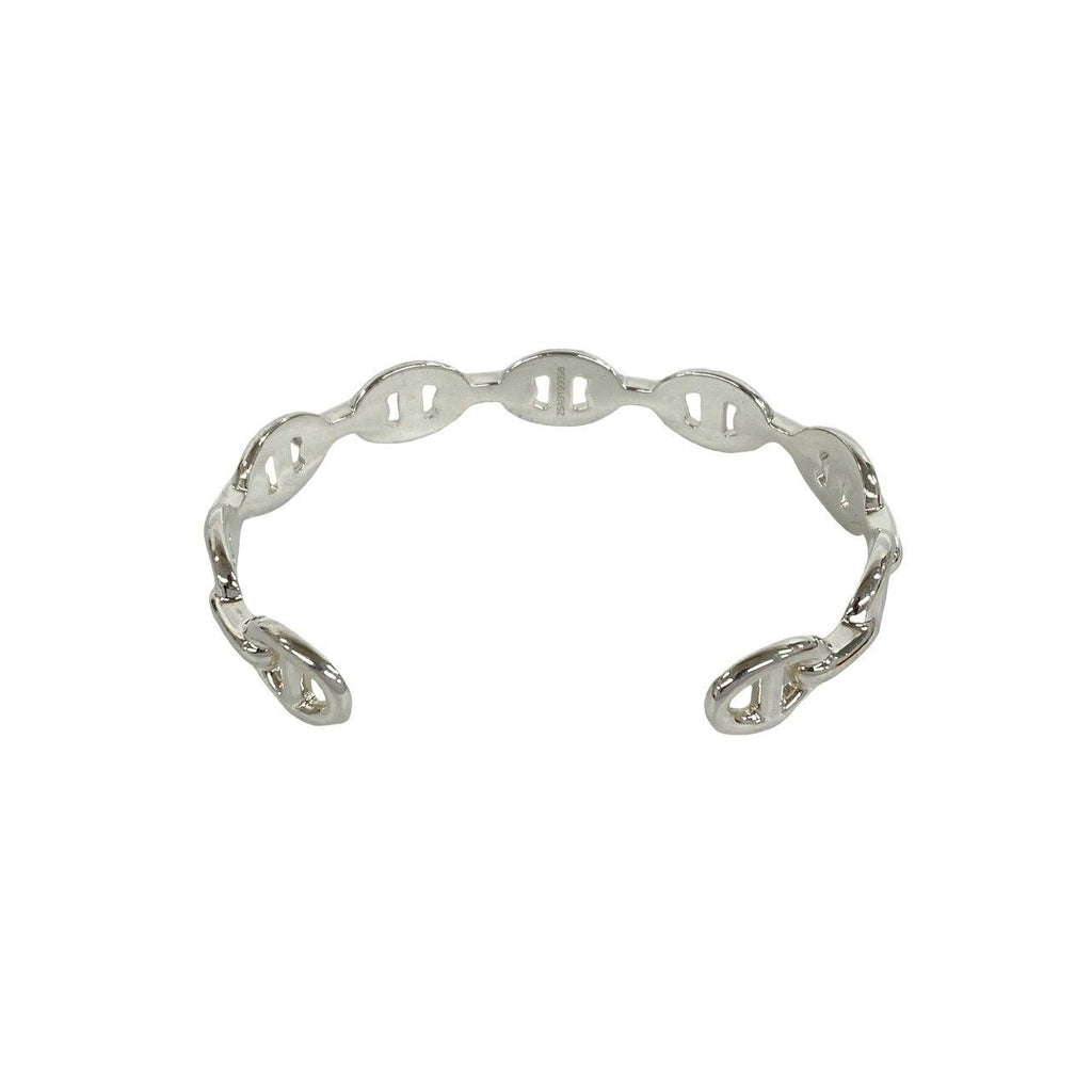 Hermes Included Enchainee Bangle 925 Sterling Silver Bracelet
