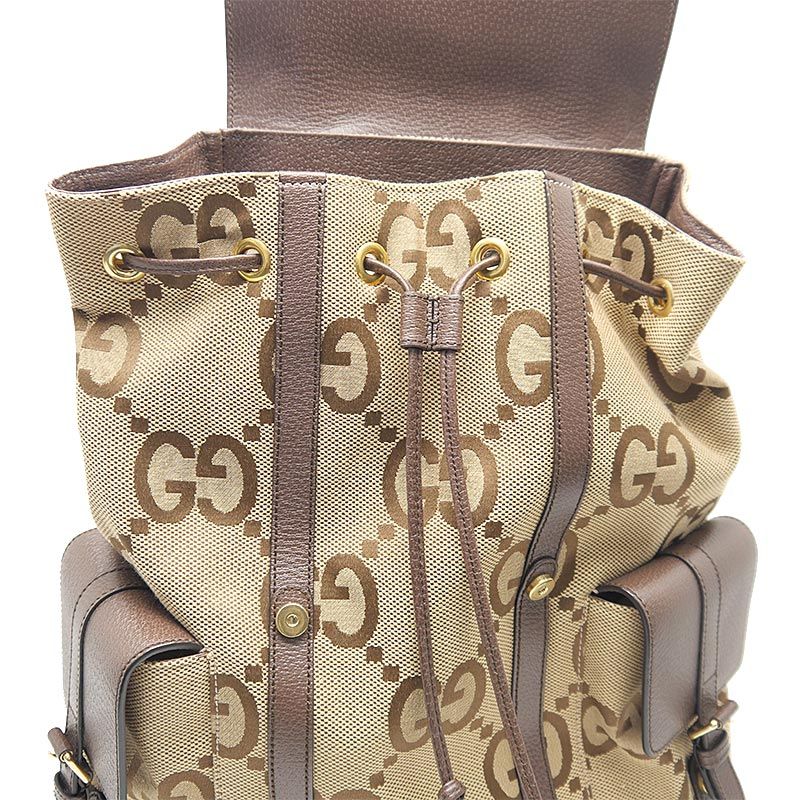 Gucci Jumbo GG Backpack Canvas