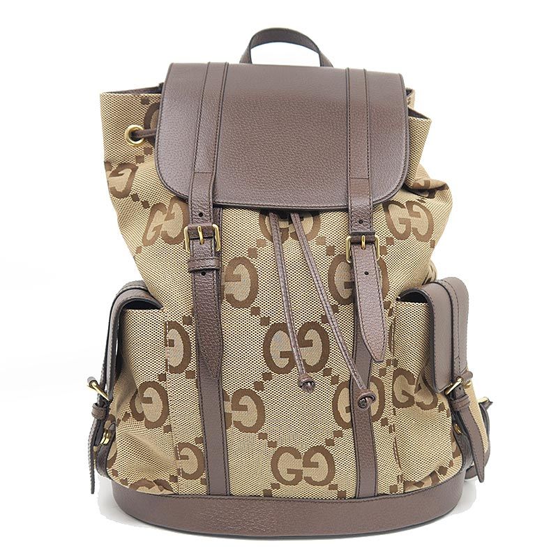 Gucci Jumbo GG Backpack Canvas