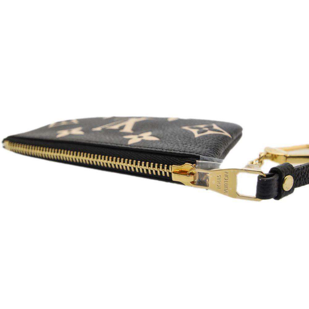 Louis Vuitton Coin Case Monogram Empreinte Card&key Pochette Cles Black Beige