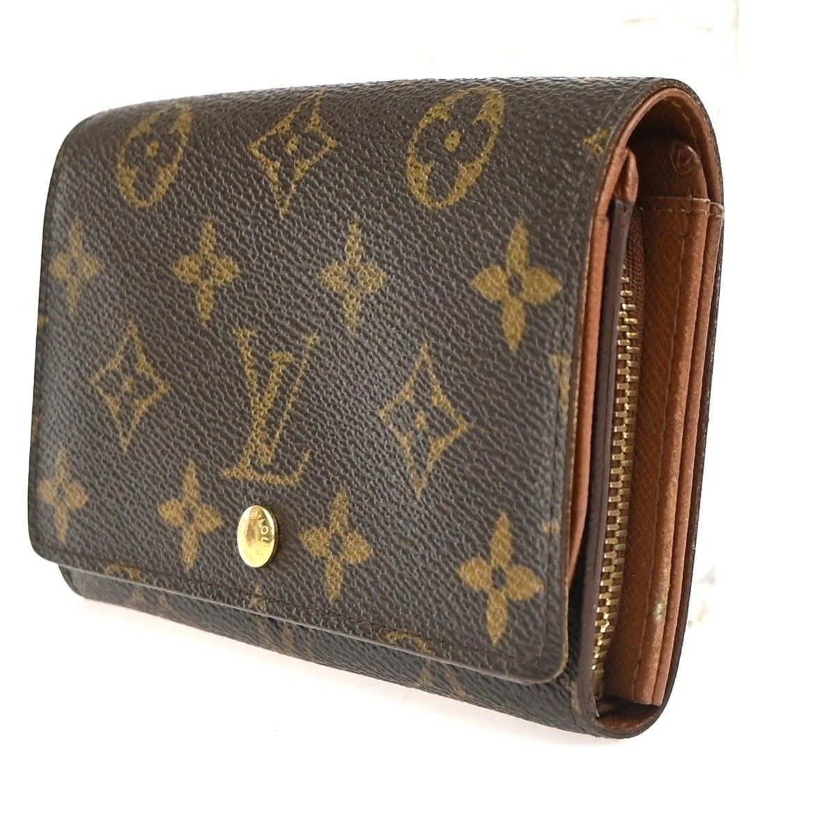 Louis Vuitton Porte-Monnaie Billets Tresor Bifold Wallet Monogram Leather