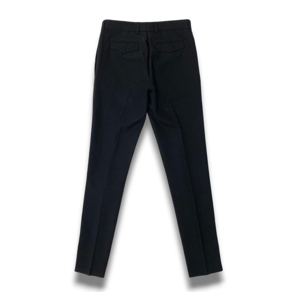 Dior Homme Slim Tapered Pants Side Line Trousers 40 Black Bottom — view 2