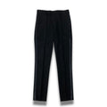 Dior Homme Slim Tapered Pants Side Line Trousers 40 Black Bottom