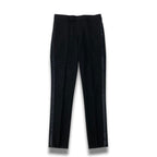 Dior Homme Slim Tapered Pants Side Line Trousers 40 Black Bottom