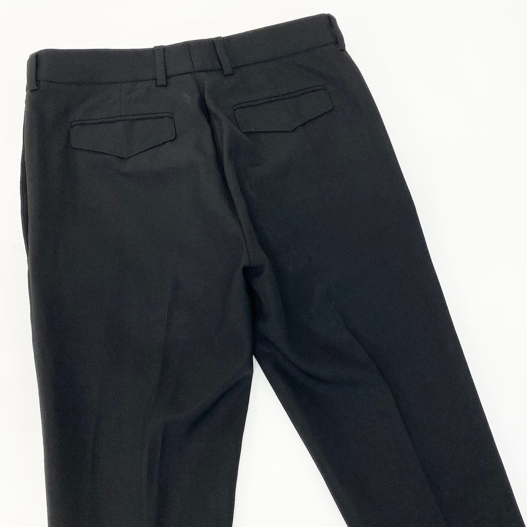 Dior Homme Slim Tapered Pants Side Line Trousers 40 Black Bottom — view 4