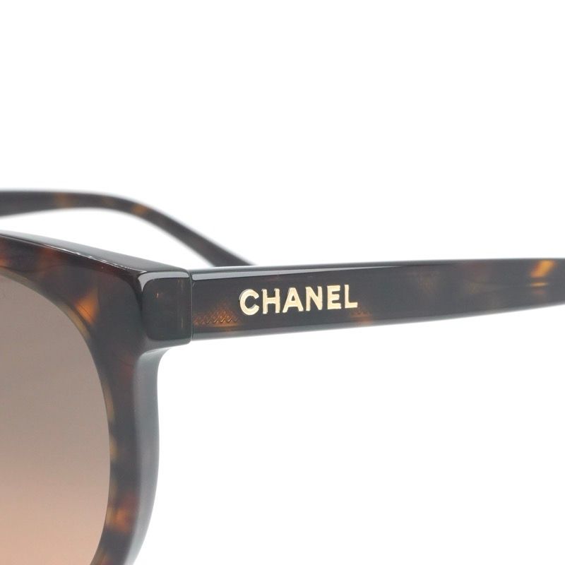 Chanel Sunglasses Brown Gold CC Logo Eyewear