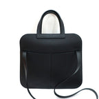 Hermes Heaven Halzan 31 Black Noir Bag Silver