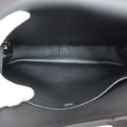 Hermes Heaven Halzan 31 Black Noir Bag Silver