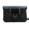 Hermes Heaven Halzan 31 Black Noir Bag Silver