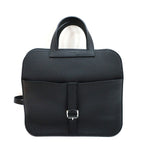 Hermes Heaven Halzan 31 Black Noir Bag Silver