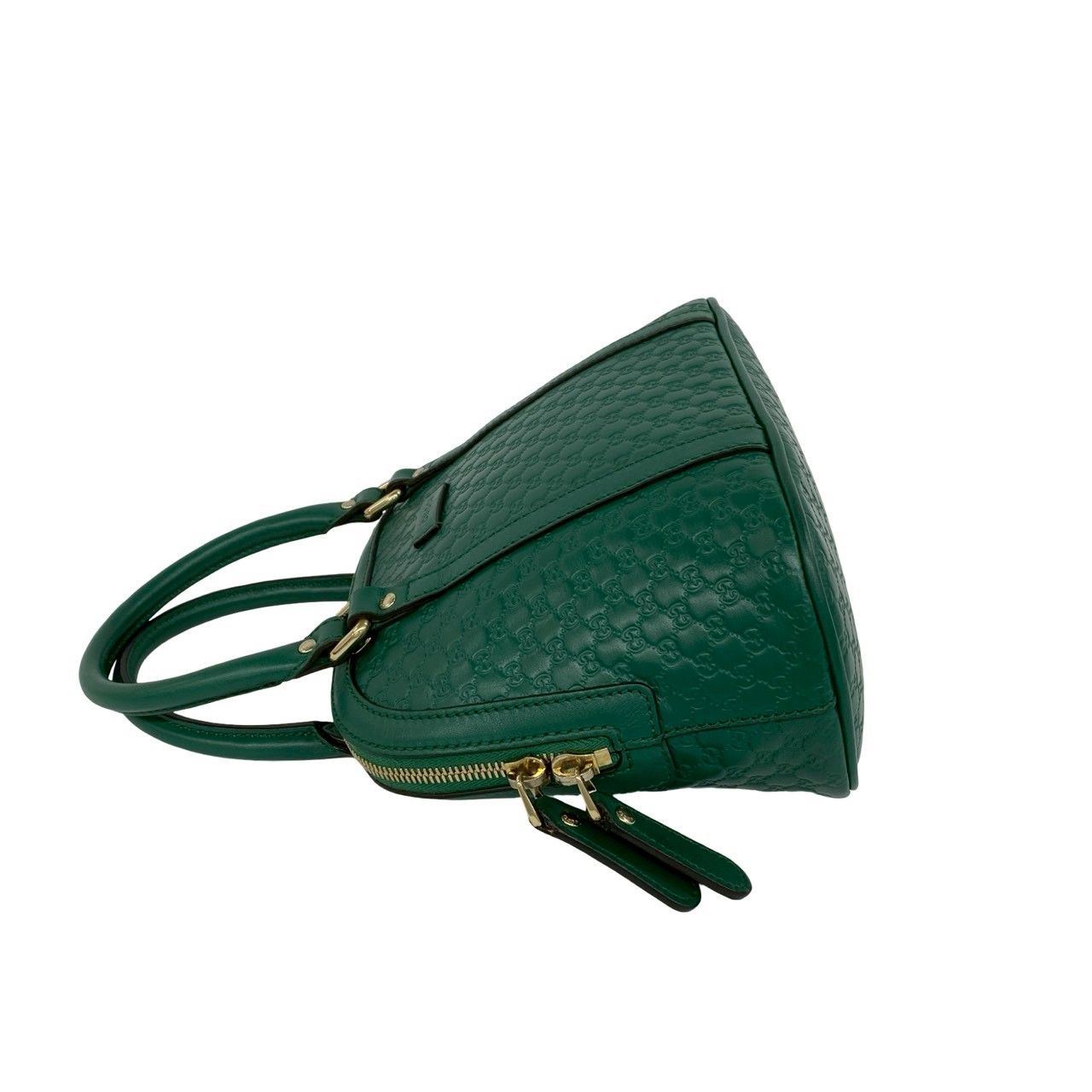 Gucci Micro Guccissima Leather 2-Way Shoulder Bag Mini Green
