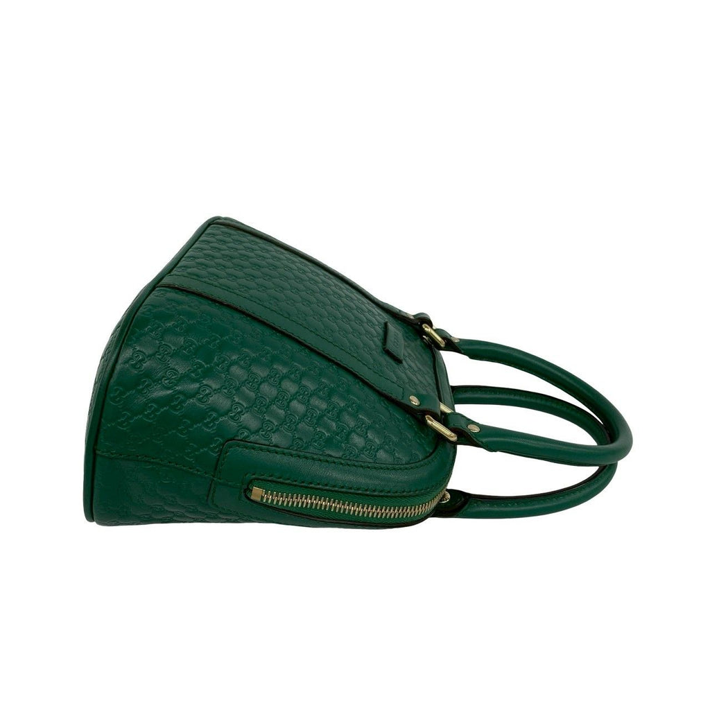 Gucci Micro Guccissima Leather 2-Way Shoulder Bag Mini Green