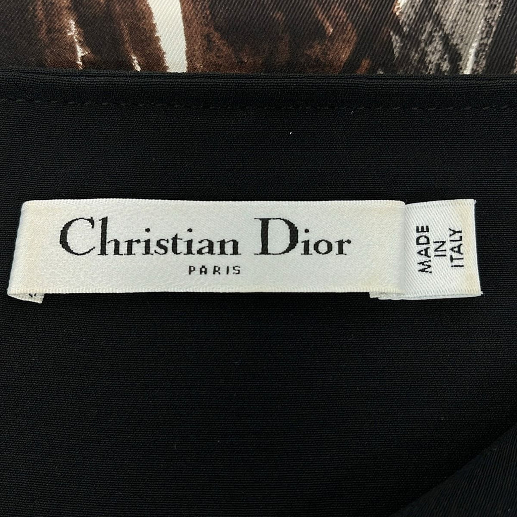 Dior Sleeveless Top I 40 Black Multi Different — view 3