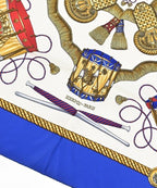 Hermes Bandana Scarf Blue