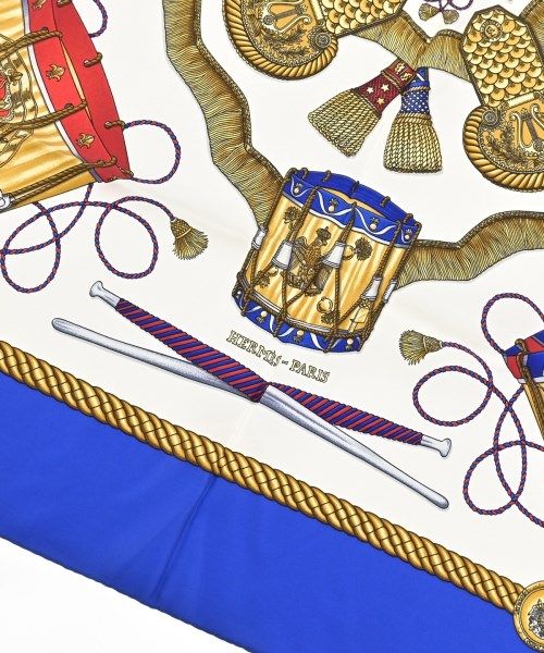 Hermes Bandana Scarf Blue