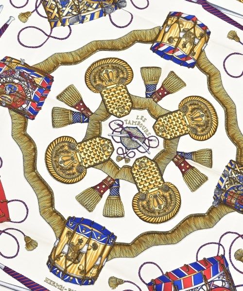 Hermes Bandana Scarf Blue