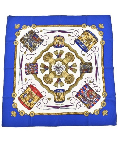 Hermes Bandana Scarf Blue