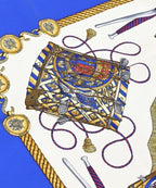 Hermes Bandana Scarf Blue