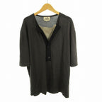 Hermes XL Cashmere Silk Knit Sweater Short Sleeve Lightweight Cut Replacement