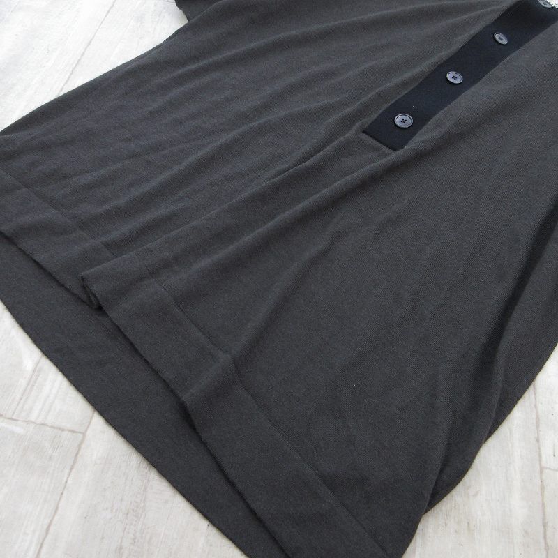Hermes XL Cashmere Silk Knit Sweater Short Sleeve Lightweight Cut Replacement — view 5