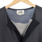 Hermes XL Cashmere Silk Knit Sweater Short Sleeve Lightweight Cut Replacement — view 3