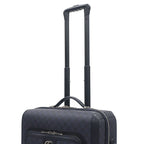 Gucci Travel Bag Savoy Cabin Trolley Small GG Supreme Canvas Leather Navy